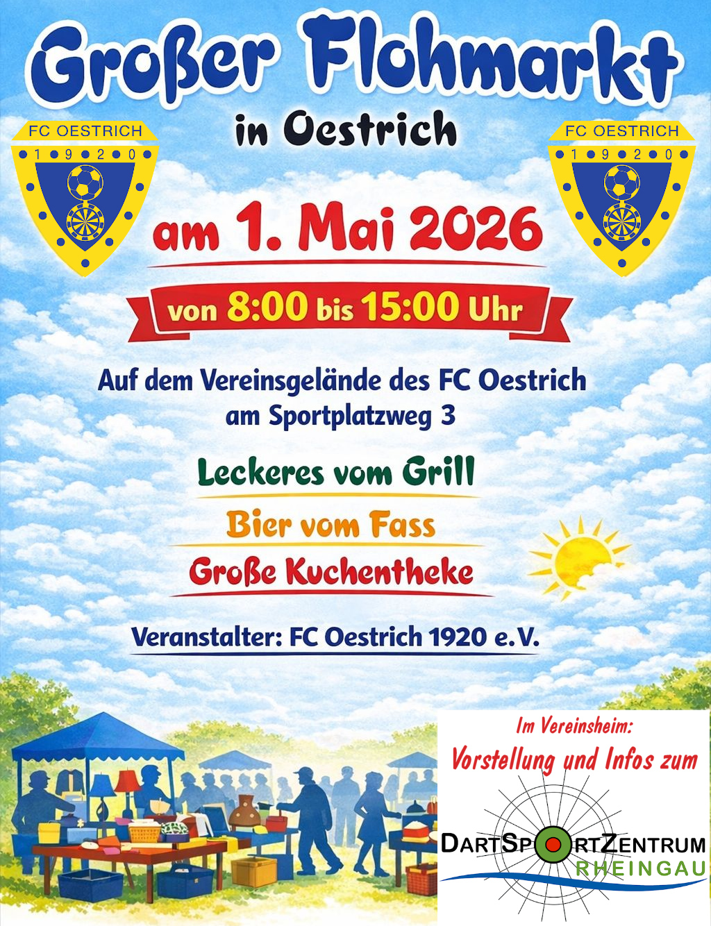Flohmarkt Rheingau Oestrich am 01.05.2026